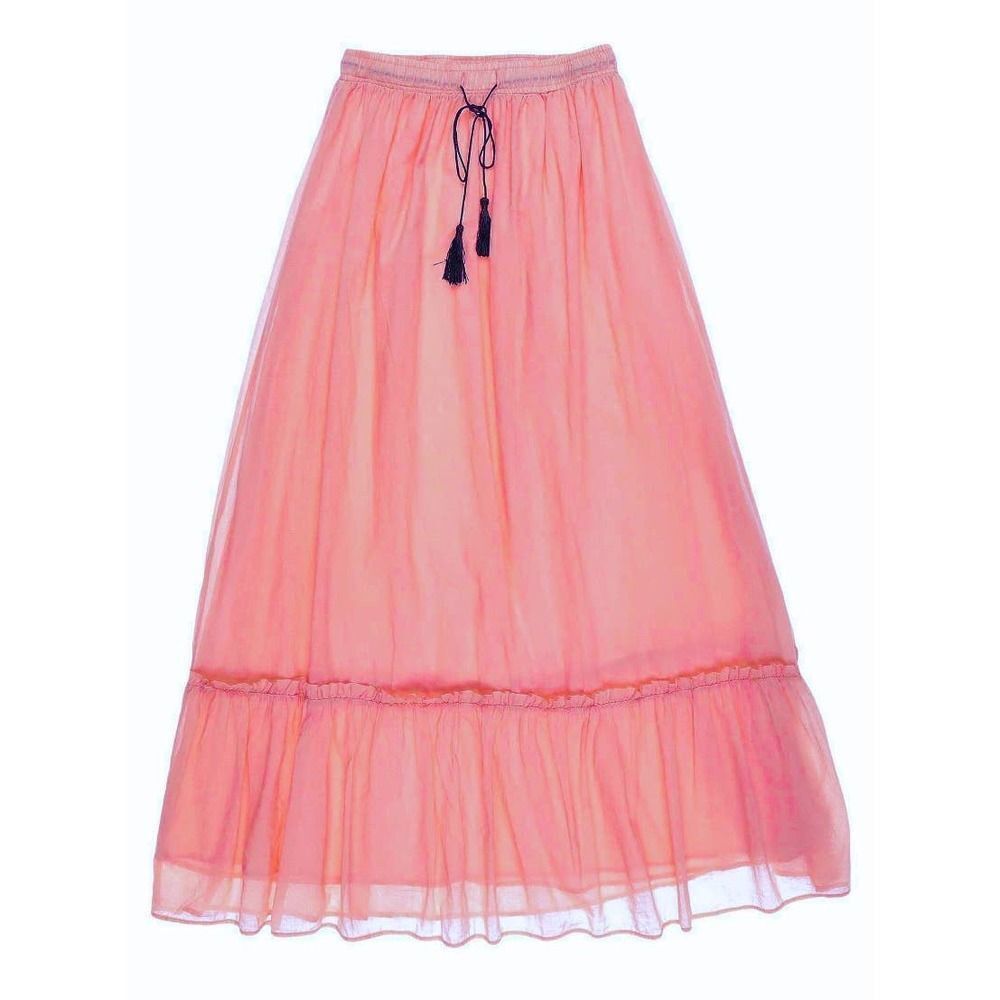 Custom Hand Dyed Vicolo Pink Maxi Skirt